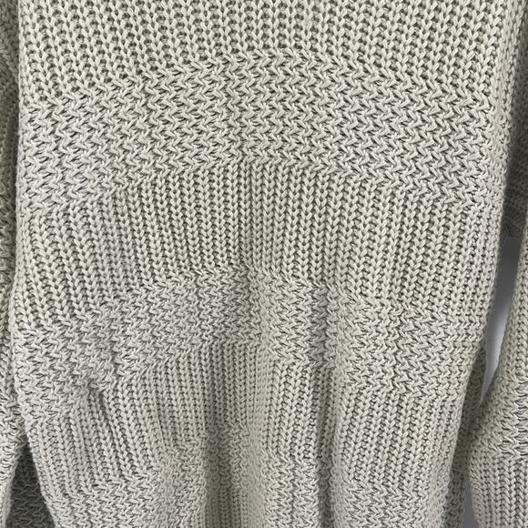 Vintage Saugatuck Dry Goods multi-knit fisherman's sweater sz L - Picture 4 of 7